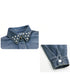 Loose Rivet Denim Blouse